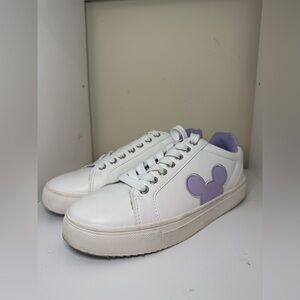 Disney Mickey Character Sneaker size 7 purple white